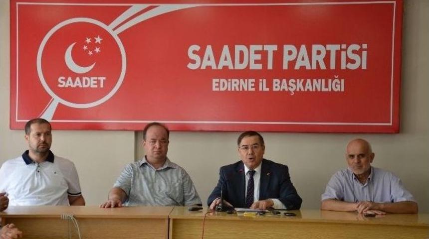 Saadet Partisi Genel Başkan Yardımcısı Mustafa İriş: