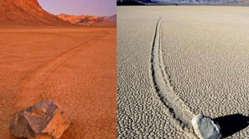 Y&uuml;r&uuml;yen taşların sırrı &ccedil;&ouml;z&uuml;ld&uuml;