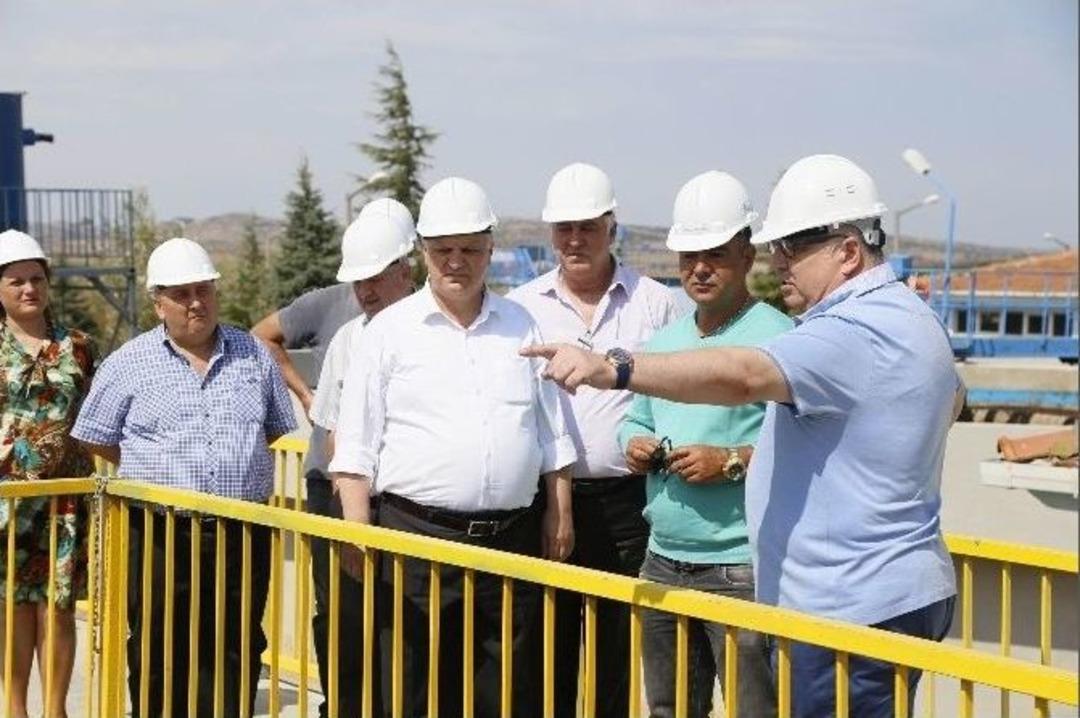 Vali Yardımcısı Beypınar Ve Başkan Kesimoğlu Arıtma Tesisini İnceledi