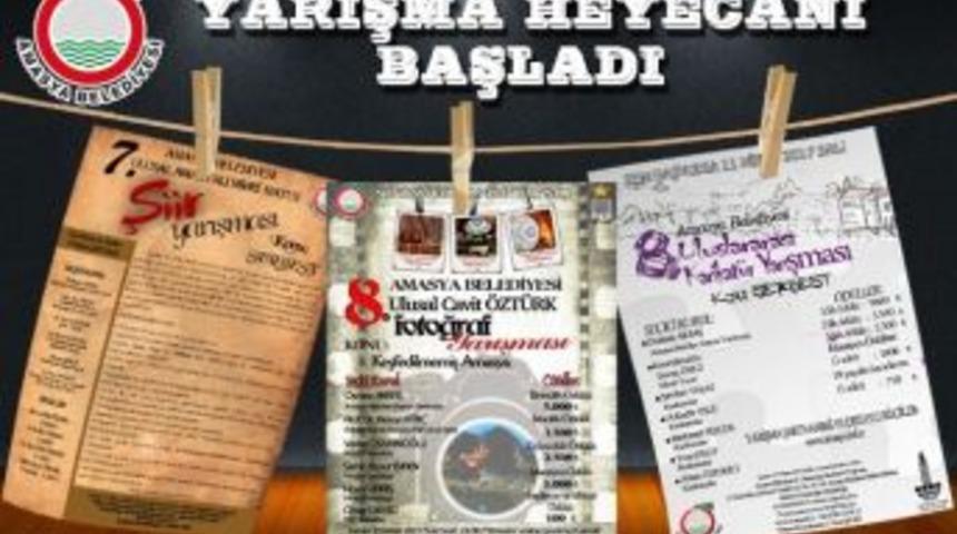 Amasya&rsquo;da Yarışma Heyecanı Başladı