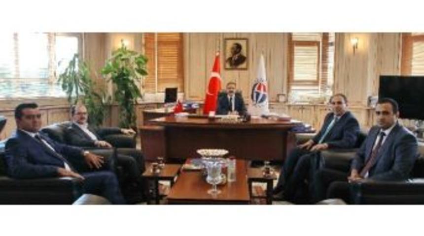 Oğuzeli Kaymakamı’ndan Rektör Gür’e Ziyaret