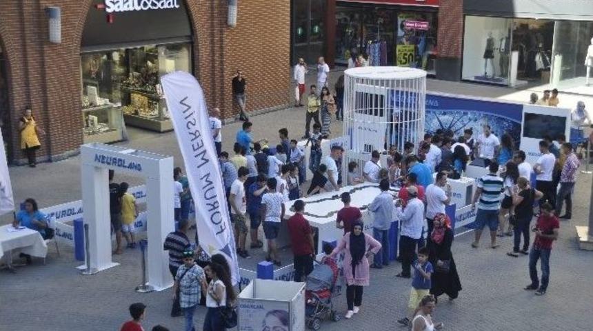 Forum Mersin Ziyaret&ccedil;ileri, Neuroland İle Zihin G&uuml;&ccedil;lerini Kontrol Etti