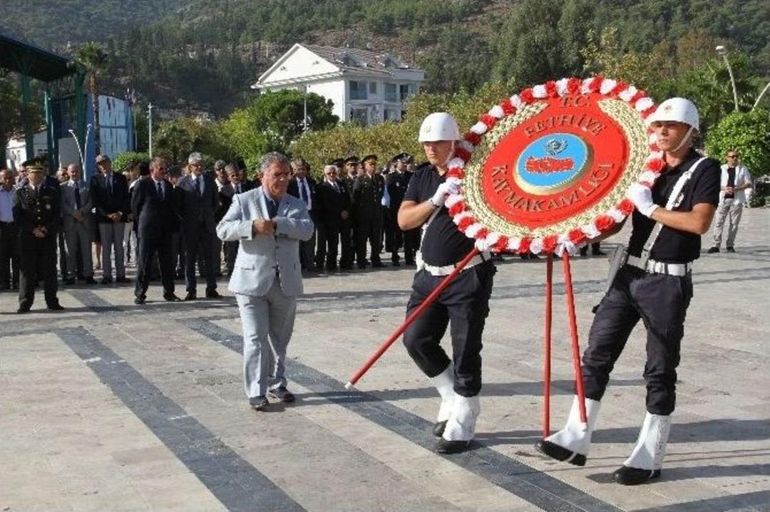 Fethiye&rsquo;de 19 Eyl&uuml;l Gaziler G&uuml;n&uuml; D&uuml;zenlenen T&ouml;renle Kutlandı