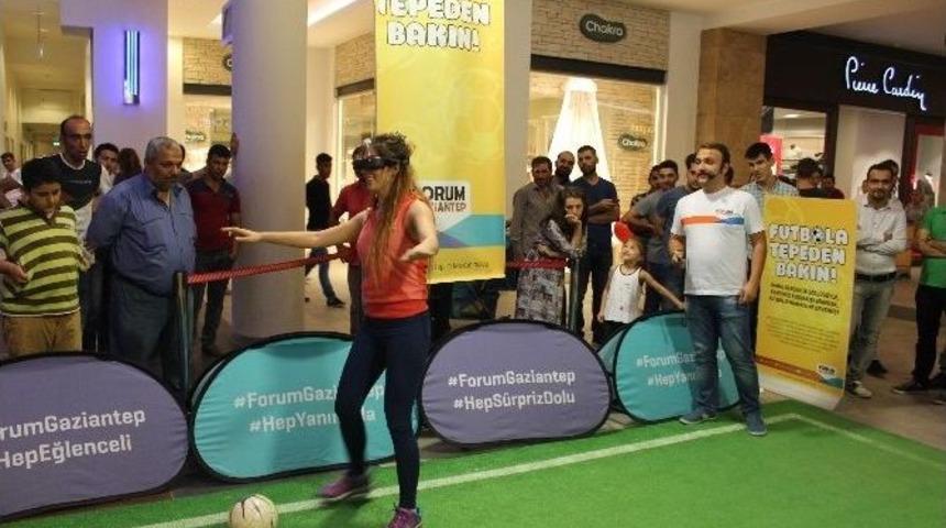 Forum Gaziantep&rsquo;te Futbolu Kuşbakışı Oynadılar