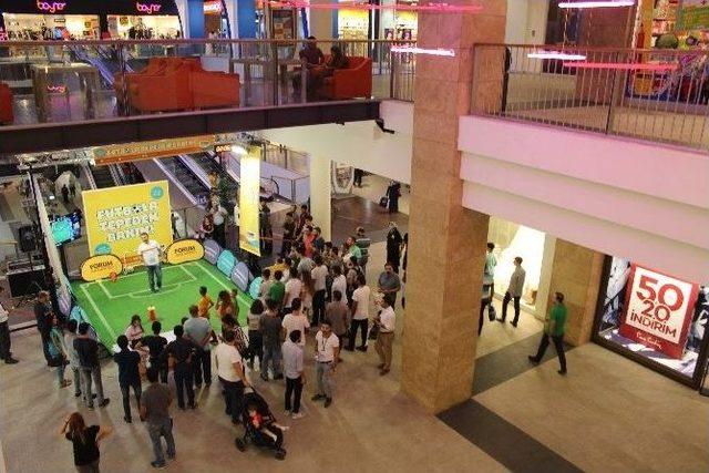 Forum Gaziantep’te Futbolu Kuşbakışı Oynadılar