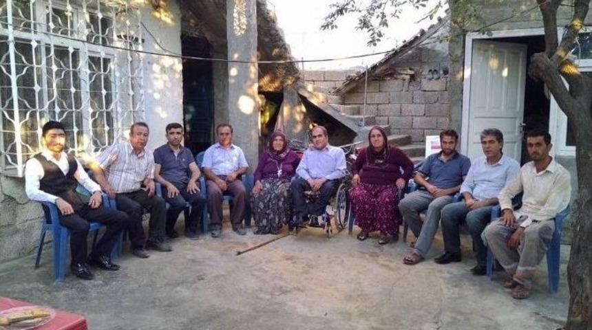 Besni Anadolu Sakatlar Derneği Şehit Aileleri Ve Gazileri Ziyaret Etti