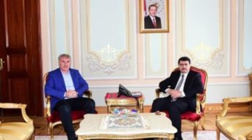 Başkan Memiş&rsquo;ten Vali Şahin&rsquo;e Ziyaret