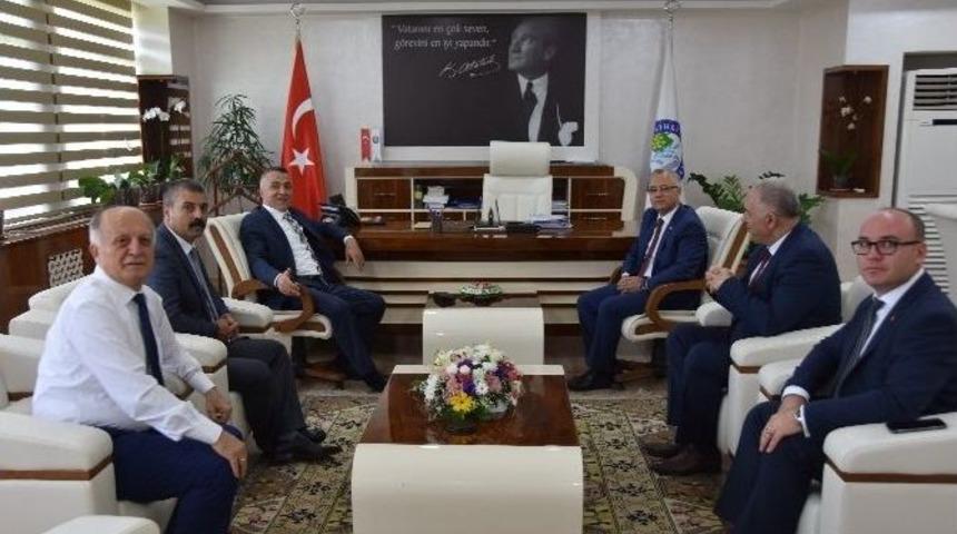 Başkan Kayda, Kaymakam Bilgin&rsquo;i Ağırladı