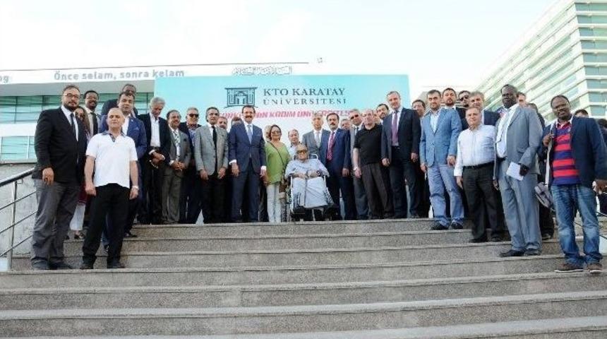 İslam Ticaret, Sanayi Ve Tarım Odası Başkanlarından Kto Karatay&rsquo;a &Ouml;vg&uuml;