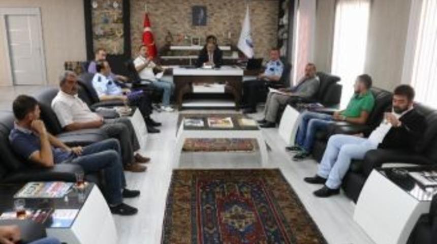 Yahyalı&rsquo;da Okul Servis Şof&ouml;rleriyle Toplantı Yapıldı