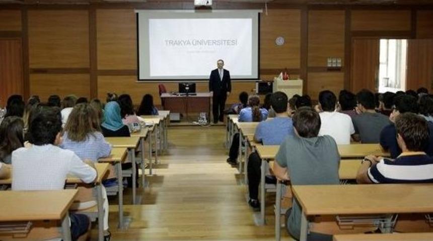 T&uuml;&rsquo;de İlk Ders Rekt&ouml;r Prof. Dr. Tabakoğlu&rsquo;ndan