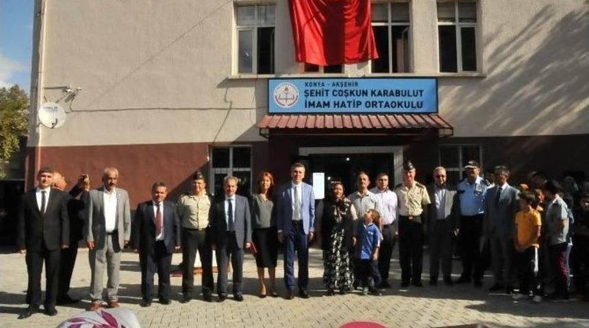 Şehit Coşkun Karabulut&rsquo;un Adı Yeni A&ccedil;ılan Ortaokulda Yaşayacak