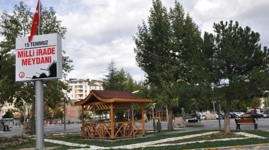 Seydişehir Belediye Meydanı&rsquo;nın İsmi "15 Temmuz Milli İrade Meydanı" Oldu
