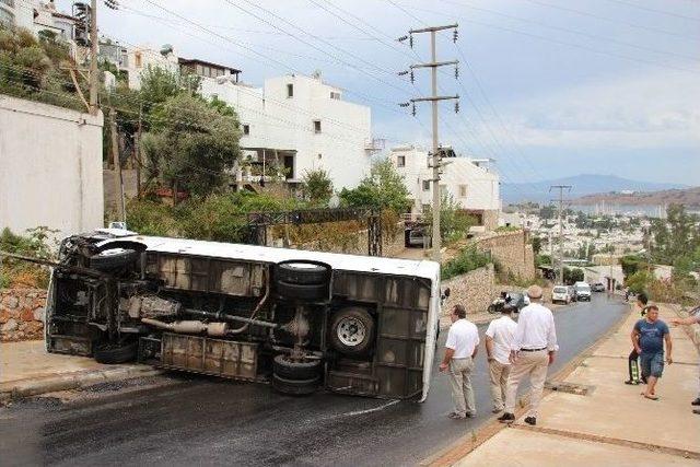 Bodrum’da Yağış Kazaları Da Beraberinde Getirdi