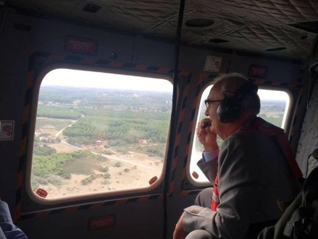 Yılmaz, Samsun&rsquo;u Havadan İnceledi