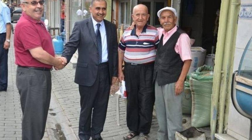 Vali Ko&ccedil;ak&rsquo;ın Ziyaretleri &Ccedil;ineli Esnafları Memnun Etti