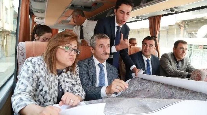 Başkanlar Şahinbey&rsquo;i Gezdi