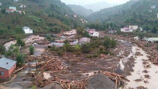 Giresun Valisi Hasan Karahan Sel Felaketinin Yaşandığı Eynesil İlçesinde İncelemelerde Bulunuyor