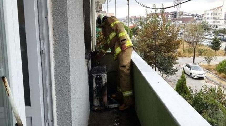 Bandırma&rsquo;da Klima Bomba Gibi Patladı