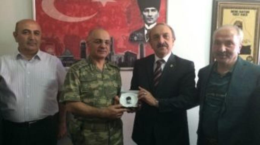 9. Kolordu Komutanı &Ouml;zoğlu, Ervak&rsquo;ı Ziyaret Etti