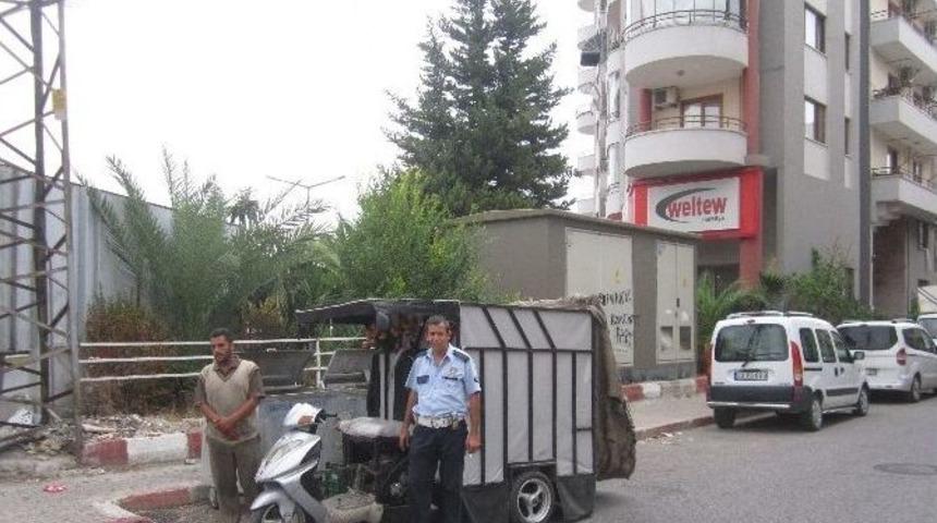Zabıta, Motosikletli Hurda Ara&ccedil;larına Karşı M&uuml;cadele Başlattı
