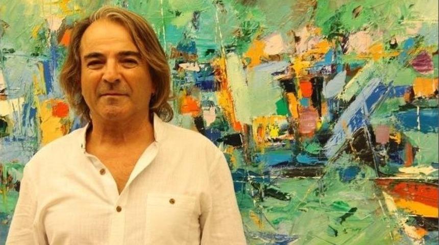 Ressam Bahattin Bilgin Konak&rsquo;ta Sergi A&ccedil;tı