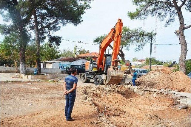 Türkmenköy Projelerinde İlk Kazma Vuruldu