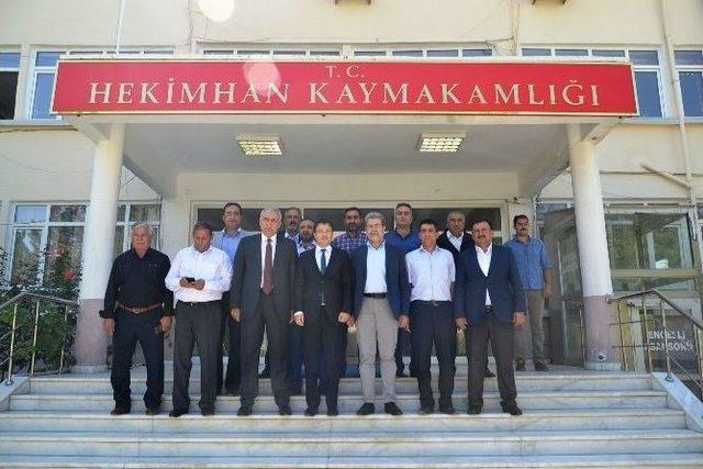 Milletvekili Yaşar’dan Hekimhan’a Ziyaret