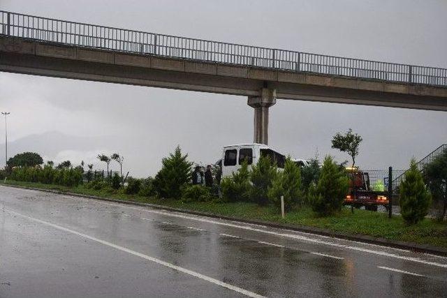 Giresun’da Trafik Kazası: 1 Yaralı