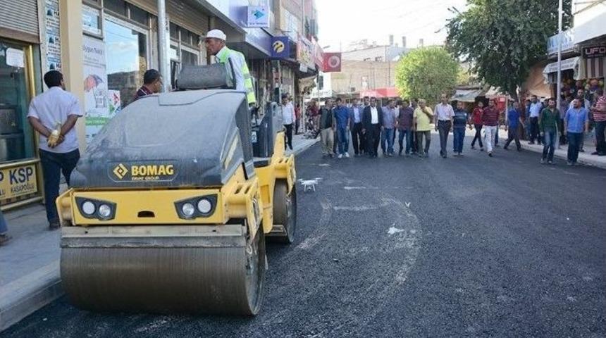 Ceylanpınar&rsquo;da Asfaltlama &Ccedil;alışması