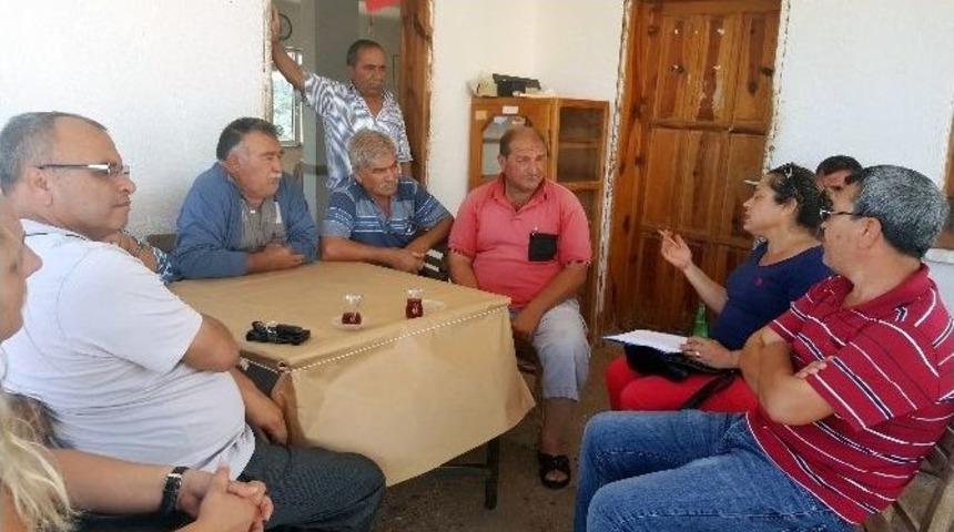 Mersin B&uuml;y&uuml;kşehir Belediyesi Teknik Elemanlarından &Ccedil;ift&ccedil;ilere Ziyaret