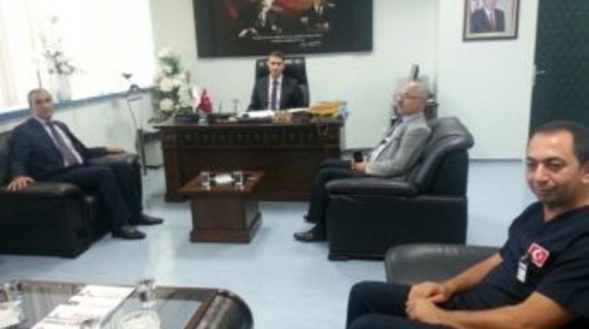 Sağlık Sen Y&ouml;netiminden Başhekimine Ziyaret