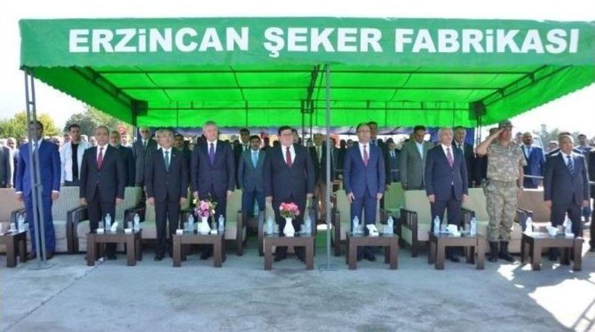 Erzincan Şeker Fabrikası 2016-2017 Yılı Sezonunu A&ccedil;tı