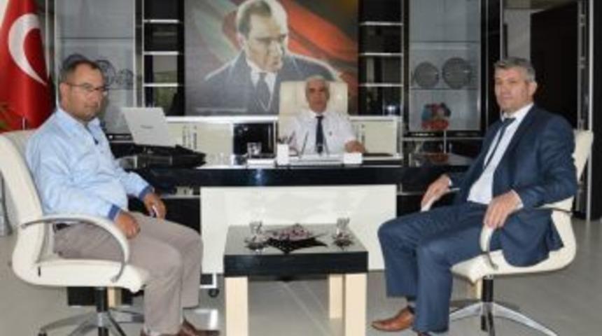 Saruhan-der&rsquo;den Kaymakam Kanyılmaz&rsquo;a Ziyaret