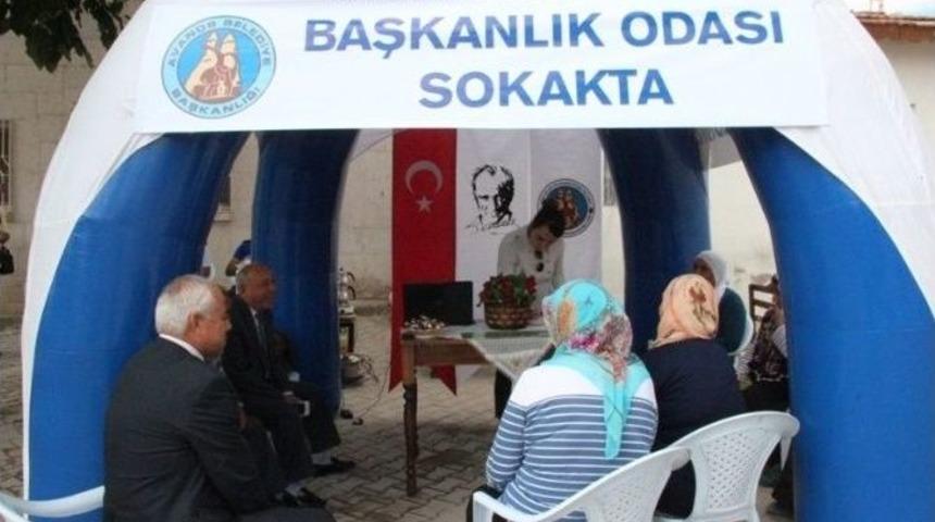 Avanos&rsquo;ta Başkanlık Makamı Sokakta Projesi Devam Ediyor