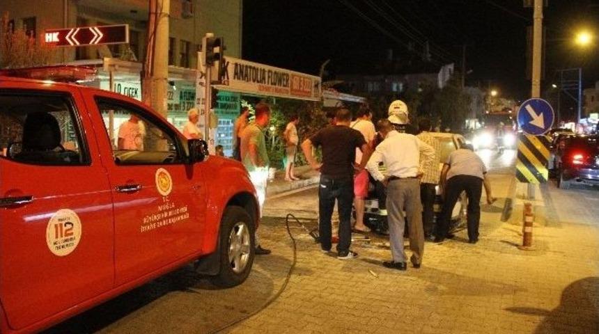 Seyir Halinde Otomobil Yandı