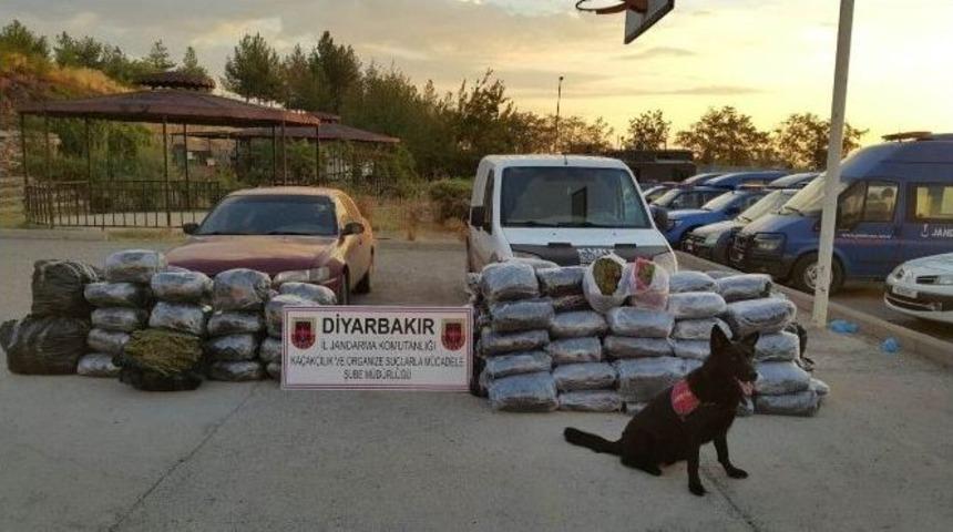 Diyarbakır&rsquo;da 345 Kilogram Esrar Ele Ge&ccedil;irildi