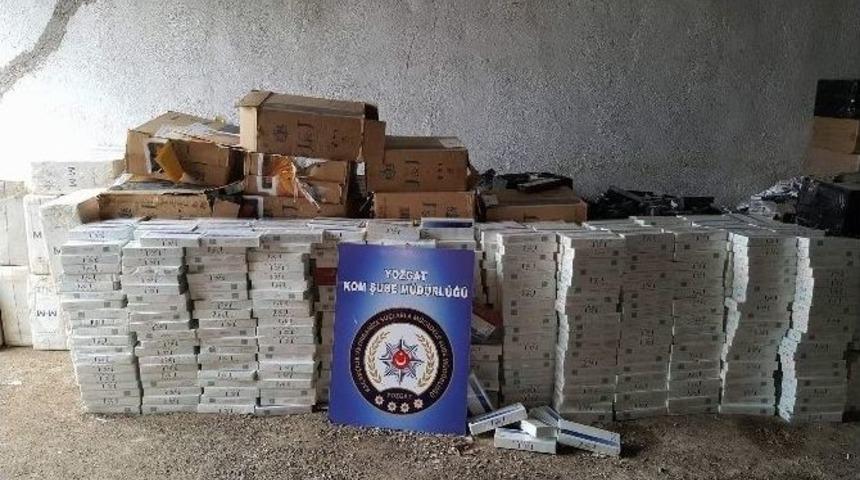Yozgat Emniyeti 60 Bin Ka&ccedil;ak Sigara Ele Ge&ccedil;irdi