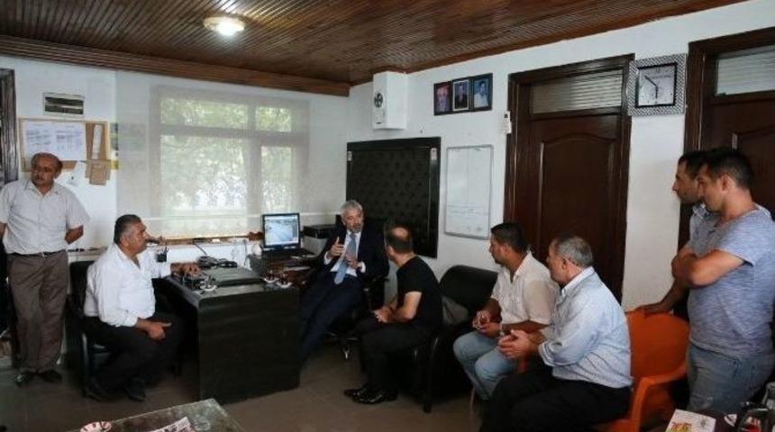 Başkan Yılmaz, Bolamanlı Dolmuş Esnafının Sorunlarını Dinledi