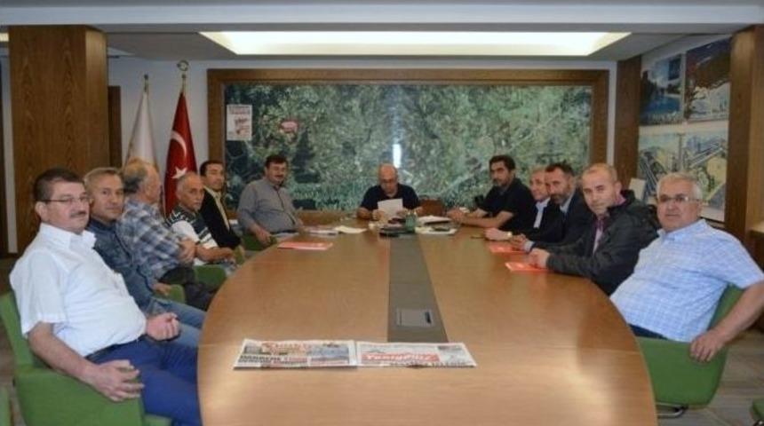 Gediz Amat&ouml;r Spor Kul&uuml;p Başkanlarından Başkan Saroğlu&rsquo;na Ziyaret