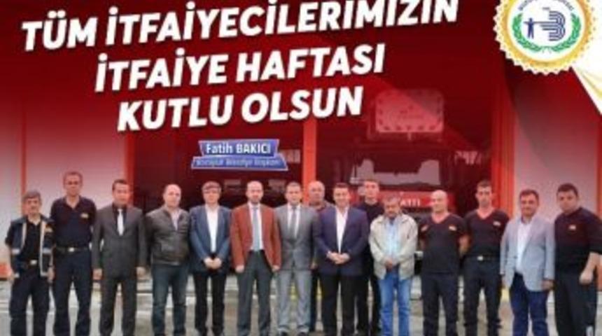 Boz&uuml;y&uuml;k Belediye Başkanı Fatih Bakıcı İtfaiye Haftası&rsquo;nı Kutladı