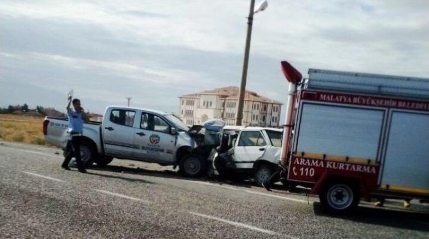 Malatya-sivas Karayolunda Kaza: 1 &Ouml;l&uuml;