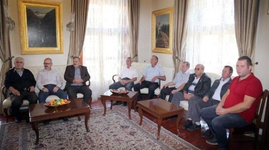 Muhtarlardan, Edirne Belediye Başkanı G&uuml;rkan&rsquo;a Ziyaret