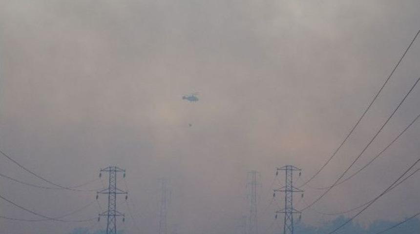 Mersin&rsquo;deki Yangınla M&uuml;cadele S&uuml;r&uuml;yor