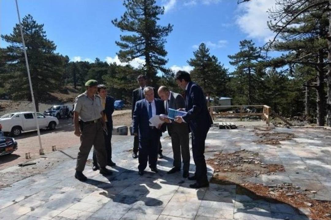 Vali Nayir, Muratdağı Termal Kayak Merkezi&rsquo;ni İnceledi