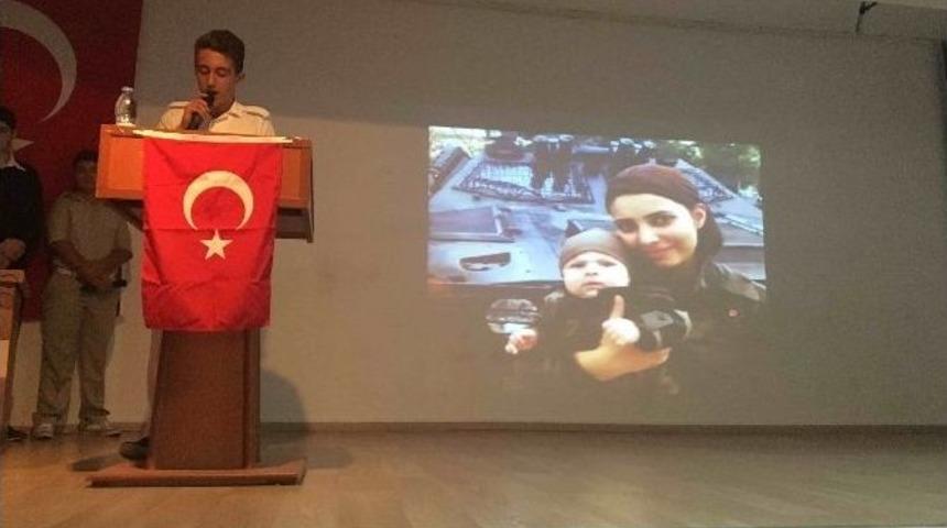 K&ouml;yceğiz&rsquo;de Liseliler 15 Temmuz Şehitlerini Andı