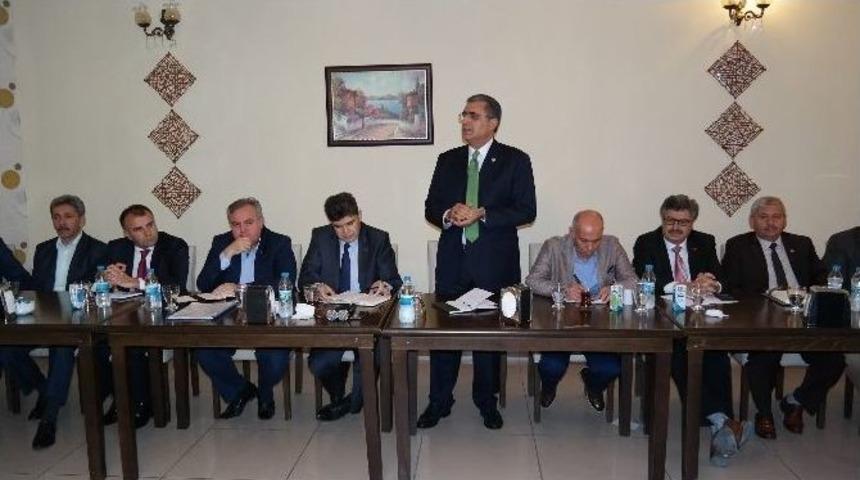 Recep Konuk, Muhtarlarla Buluştu