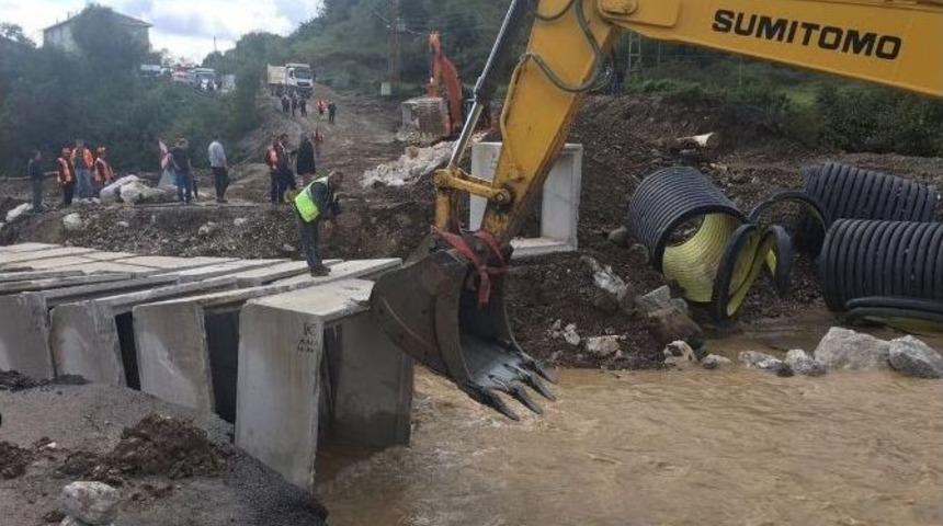 Bartın Kurucaşile Yolu Ulaşıma Açıldı