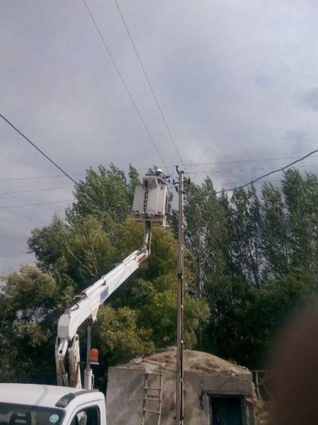 Erzurum’da Kaçak Elektrik Operasyonu