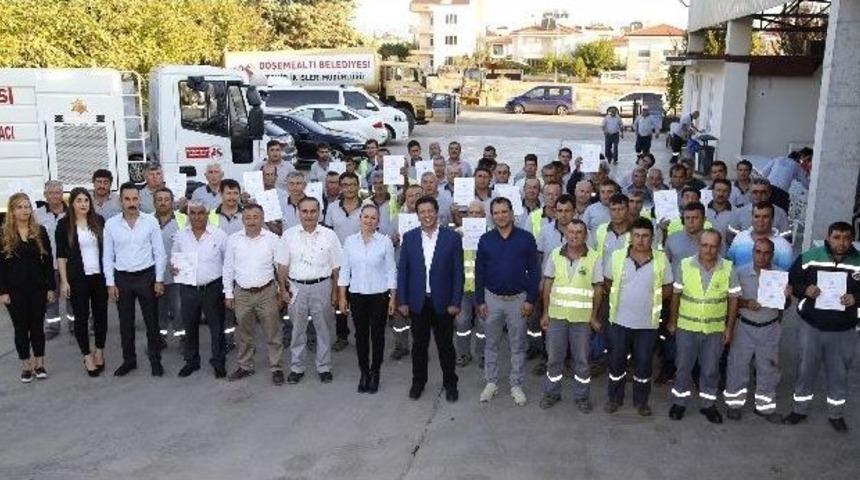 Başkan Gen&ccedil;&rsquo;ten Personeline &lsquo;hizmet Başarı Belgesi&rsquo;